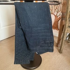 Chicos denim rhinestone jeans